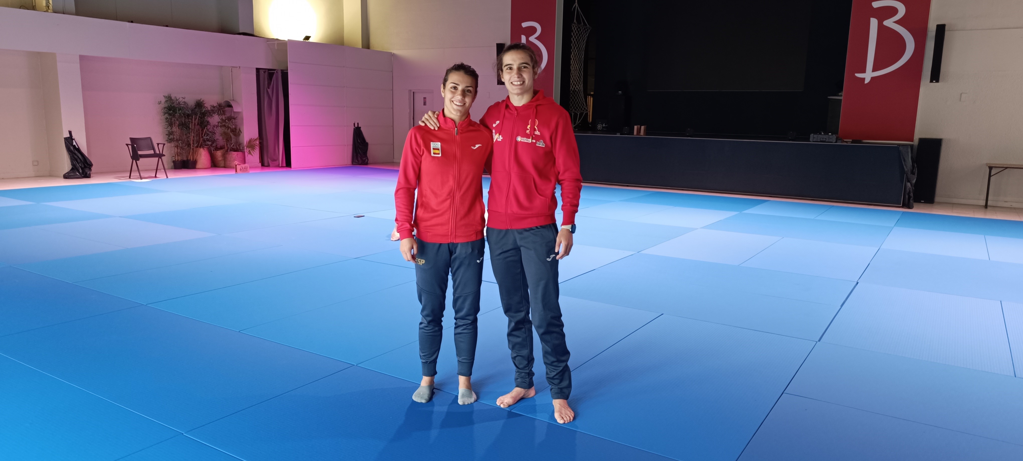 Ariane y Jaione en el Campeonato de Europa de Judo Absoluto. Montpellier 03-11-23